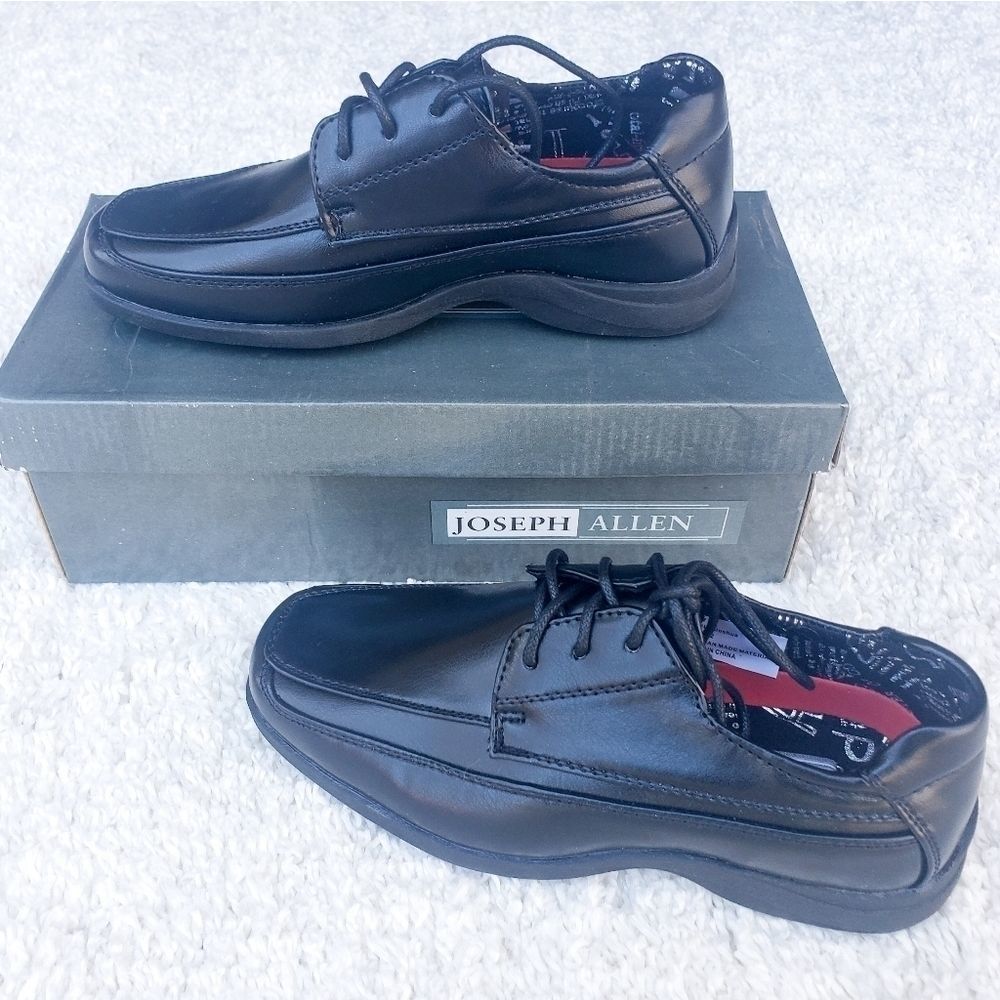 Joseph Allen Joshua Black Boys Dress Shoes